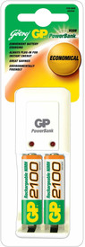 Godrej GP Powerbank PB 3302 ROHS (with 2 Pcs GP 2100 MAh AA Batteries) Battery Charger