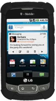Buy Amzer 89803 Silicone Skin Jelly Case for LG Optimus P500: Cases Covers