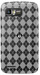Amzer 92633 Luxe Argyle High Gloss TPU Soft Gel Skin Case for Motorola Atrix 2 MB865 - Clear