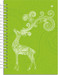 Karunavan Animal Kingdom Deer Green Journal Spiral Binding