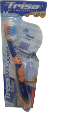 Trisa Sonicpower Battery Adult Electric Toothbrush: Electric Toothbrush Buy Trisa Sonicpower Battery Adult Electric Toothbrush: Electric Toothbrush