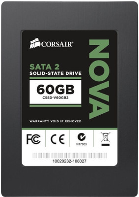 Corsair Nova Series 60 GB SSD Internal Hard Drive (CSSD-V60GB2): Internal Hard Drive Buy Corsair Nova Series 60 GB SSD Internal Hard Drive (CSSD-V60GB2): Internal Hard Drive