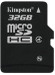 Kingston Memory Card MicroSD 32 GB Class 4