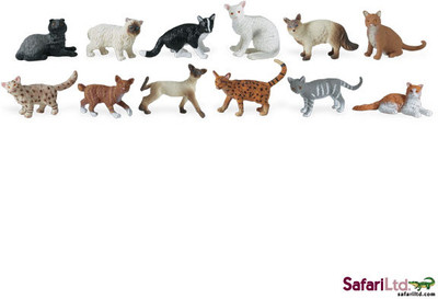 Safari Ltd Toob - Domestic Cats Safari Ltd Toob - Domestic Cats