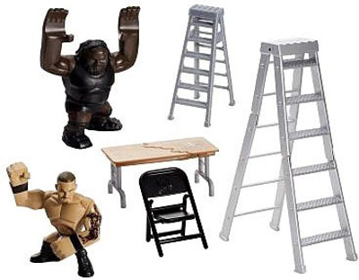 38% OFF on Mattel Wwe Rumblers Rampage Mark Henry and Randy Orton Tlc Play Set
