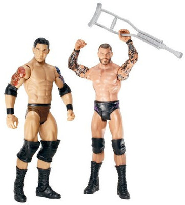 Mattel Wwe8 Battle Pack - Randy Orton Vs Wade Barrett, 2-Pack