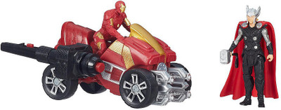 Hasbro Marvel Avengers Age Of Ultron Thor And Iron Man Figures With Arc Atv Vehicle Hasbro Marvel Avengers Age Of Ultron Thor And Iron Man Figures With Arc Atv Vehicle