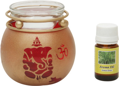 60% OFF on Serenus Homes Ganpati printed glass Diffuser/Burner set Lemon Grass Diffuser Air Freshener 10 ml 60% OFF on Serenus Homes Ganpati printed glass Diffuser/Burner set Lemon Grass Diffuser Air Freshener 10 ml