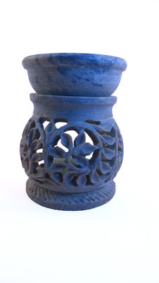 68% OFF on Artist Haat Masterfully hand carved Leaf DesignAroma Lamp with Oil Warmer. any Candle Warmth Diffuser Air Freshener 0 g