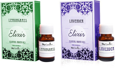 30% OFF on Skycandle Pack of 2 Aroma Oil Lemongrass and Lavender Diffuser Air Freshener 10 ml 30% OFF on Skycandle Pack of 2 Aroma Oil Lemongrass and Lavender Diffuser Air Freshener 10 ml