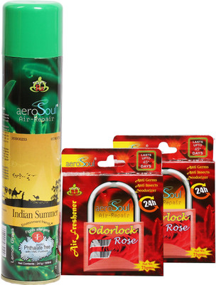 Aerosoul Indian Summer Lemon Grass. AeroSoul Air Freshener 241 g