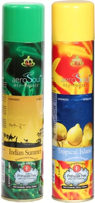 Aerosoul Indian Summer Lemon Grass Aerosol Air Freshener 241 g