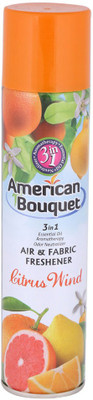 16% OFF on American Bouquet Set & Refresh 2 Citrus Wind Aerosol Air Freshener 300 ml