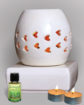 30% OFF on Sudarshan Dhoop Pvt Ltd Aroma Oil Burner Lemongrass 2 Tea Light Air Freshener 10 ml 30% OFF on Sudarshan Dhoop Pvt Ltd Aroma Oil Burner Lemongrass 2 Tea Light Air Freshener 10 ml