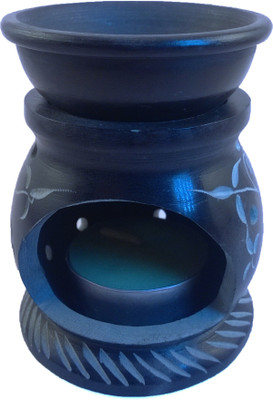 66% OFF on Artist Haat Masterfully hand carved Floral DesignAroma Lamp with Oil Warmer. any Candle Warmth Diffuser Air Freshener 0 g