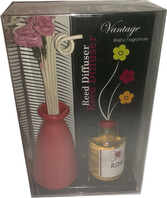 42% OFF on Vantage Reed Diffuser Rose Diffuser Air Freshener 60 ml 42% OFF on Vantage Reed Diffuser Rose Diffuser Air Freshener 60 ml