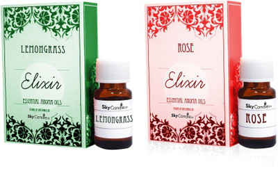 30% OFF on Skycandle Pack Of 2 Aroma Oil Lemongrass And Rose Diffuser Air Freshener 10 ml 30% OFF on Skycandle Pack Of 2 Aroma Oil Lemongrass And Rose Diffuser Air Freshener 10 ml