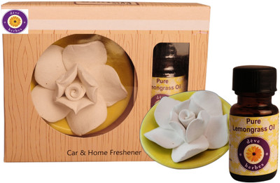 71% OFF on Deve Herbes Car & Home Aroma Lemongrass Oil Diffuser Air Freshener 10 ml 71% OFF on Deve Herbes Car & Home Aroma Lemongrass Oil Diffuser Air Freshener 10 ml