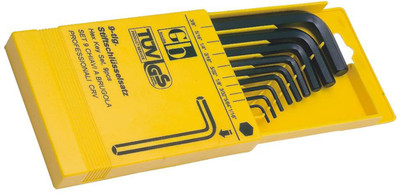 GB 1204020 Short Pattern Allen Key Set GB 1204020 Short Pattern Allen Key Set