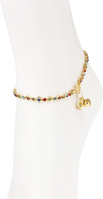 77% OFF on GoldNera Alloy Anklet Set Pack of 2 77% OFF on GoldNera Alloy Anklet Set Pack of 2