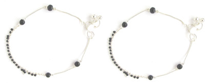 56% OFF on Mischika Metal Anklet Pack of 2