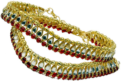 58% OFF on Little India Brass Anklet Pack of 2 58% OFF on Little India Brass Anklet Pack of 2