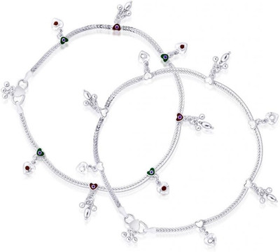 30% OFF on Taraash Sterling Silver Anklet Pack of 2 30% OFF on Taraash Sterling Silver Anklet Pack of 2