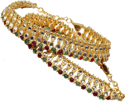 51% OFF on Little India Brass Anklet Pack of 2 51% OFF on Little India Brass Anklet Pack of 2