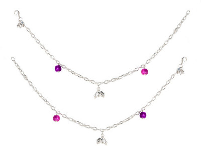 16% OFF on GemLN India Sterling Silver Anklet Set Pack of 2 16% OFF on GemLN India Sterling Silver Anklet Set Pack of 2