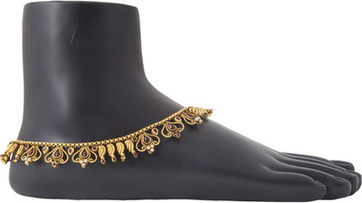 59% OFF on Aaina Copper Anklet Pack of 2