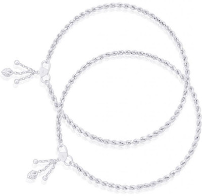 32% OFF on Taraash Sterling Silver Anklet Pack of 2 32% OFF on Taraash Sterling Silver Anklet Pack of 2