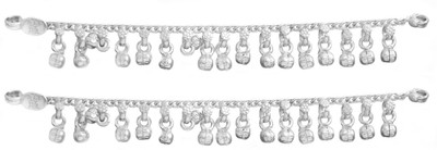 Exotic India Children Silver Anklet