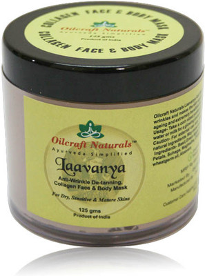 Oilcraft Naturals Anti-Wrinkle De-tanning Collagen Face & Body Mask 125 g