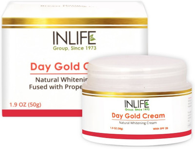 43% OFF on INLIFE Day Gold Face Cream SPF-20 50 g 43% OFF on INLIFE Day Gold Face Cream SPF-20 50 g