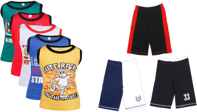 67% OFF on Gkidz Vest and Shorts Set Boy's Combo