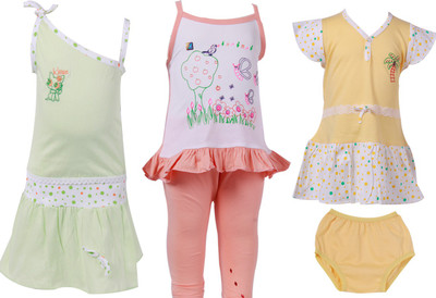 Jo Kidswear Baby Girl's Combo