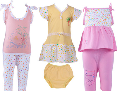 Jo Kidswear Baby Girl's Combo