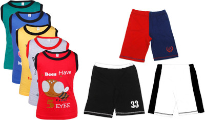 60% OFF on Gkidz Vest and Shorts Set Boy's Combo