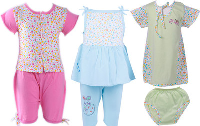 Jo Kidswear Baby Girl's Combo