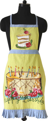 Morning Blossom Cotton Apron Free Size