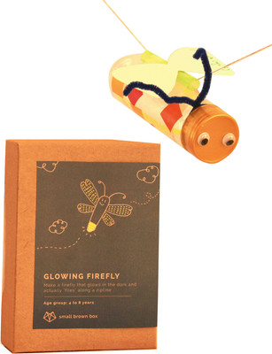 Small Brown Box Glow-In-The-Dark Firefly Small Brown Box Glow-In-The-Dark Firefly