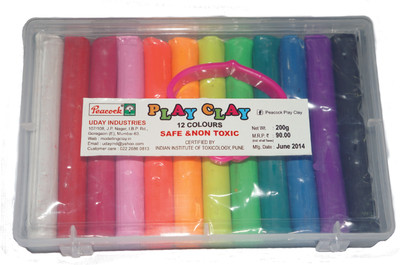 Peacock Multi Color Clay 200g