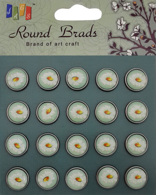 63% OFF on Jags Round Brads Brand of Art Craft - 20PEB-18