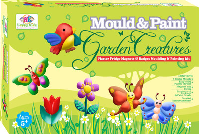 10% OFF on Happy Kidz Mould and Paint-Garden Creatures