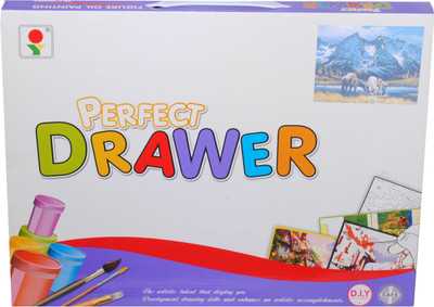 50% OFF on Asian Perfect Drawer Figure Oil Painting Kit Small