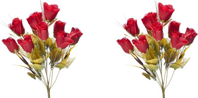 29% OFF on Kusal Bushes Red Assorted Artificial Flower 29% OFF on Kusal Bushes Red Assorted Artificial Flower