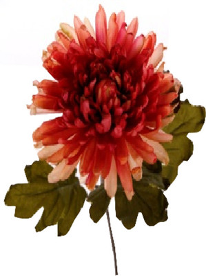 68% OFF on Flowers Forever Single Mum Red Assorted Artificial Flower