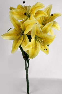 59% OFF on Uberlyfe Real Touch Yellow Lily Artificial Flower 59% OFF on Uberlyfe Real Touch Yellow Lily Artificial Flower
