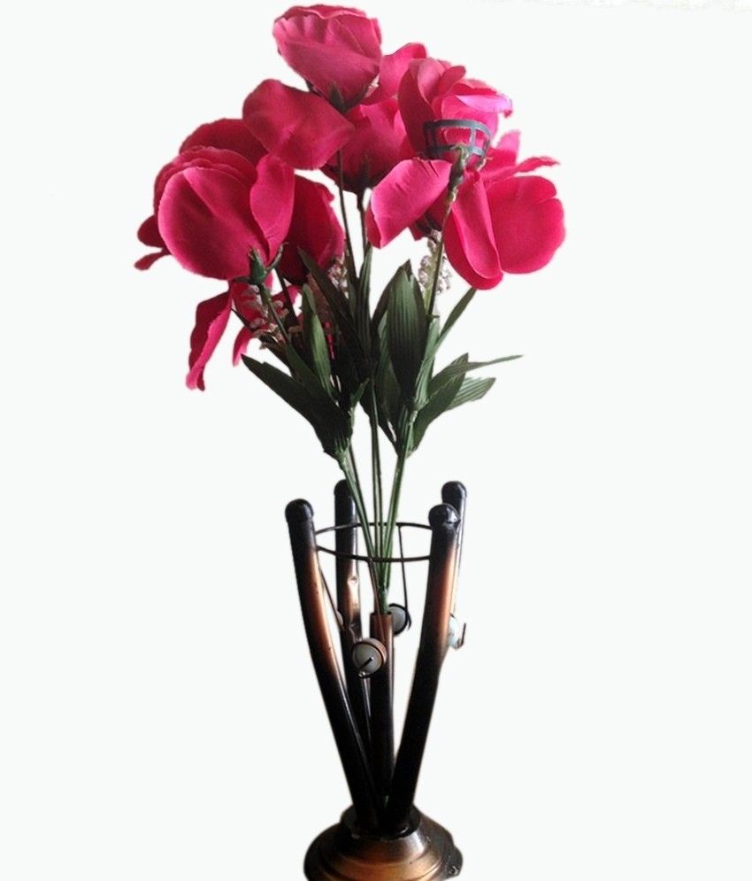66% OFF on E-Plant Pink Assorted Artificial Flower  with Pot