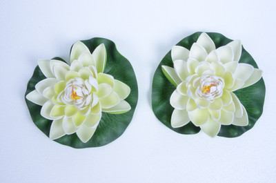 Kusal Floating White Assorted Artificial Flower Kusal Floating White Assorted Artificial Flower